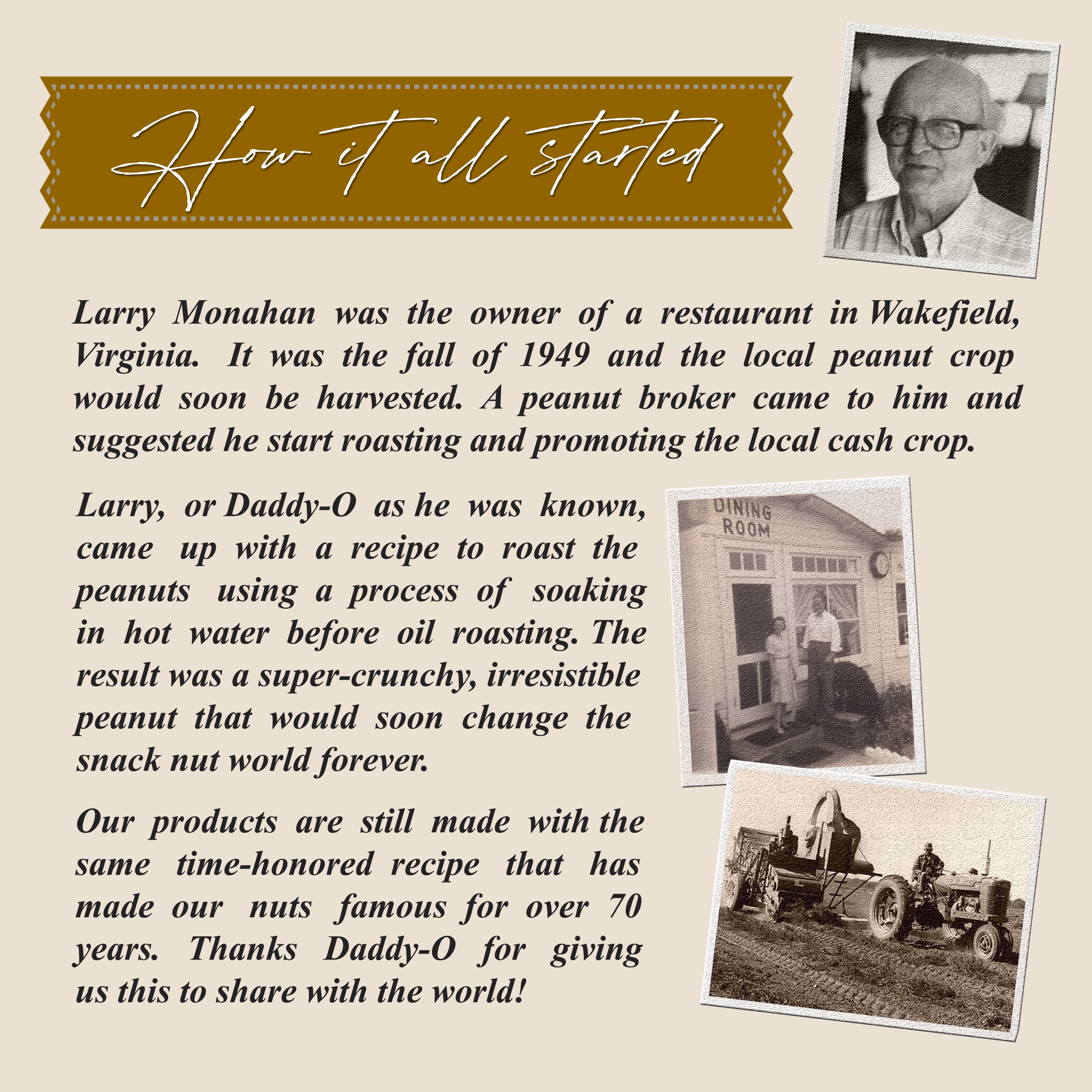 The 1949 Nut Co. Butter Toffee Candied Virginia Style Peanuts 20 Ounce