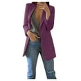 thumbnail image 1 of Cardigan Décontracté pour Femmes avec Poches Revers Manches Longues, 1 of 3