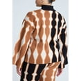 thumbnail image 2 of ELOQUII Women's Plus Size Mock Neck Intarsia Sweater, 2 of 3