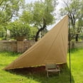 thumbnail image 4 of JIEMUCES Outdoor Triangle Sun Shade Sail with Windproof Ropes UV Blocking Canopy Permeable Breathable Heavy Duty Deck Backyard Patio Shade Cover, 4 of 7