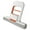 White, variant on White Foldable Desktop Sponge Mop Kit with Replacement Head, Portable Cleaning Tool for Kitchen & Bathroom (White, Plastic, 1 set)