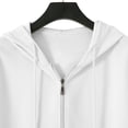 thumbnail image 4 of gbyLJF Mens Zip Up Waffleknit Hoodies Fitted Running Workout Sweatshirt Sports Hooded Jacket with Zipper Pockets, 4 of 9
