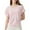 Light Pink, variant on SHITINN Women's Casual Loose Fit Round Neck Short Sleeve T Shirt with Back Cutout and Side Gather Women Short Sleeve Tops Women's Summer Tops Women's Blouses