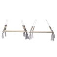 thumbnail image 1 of 2X Wooden Floating Wall Shelves Entryway Flower Vase Holder Display Rack, 1 of 5