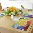 thumbnail image 4 of Ambesonne Colorful Place Mats Set of 4, Holiday Sailor Summer, Standard Size, Multicolor, 4 of 6