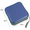 thumbnail image 3 of CD Holder CD Case Wallet DVD Binder DVD Organizer Storage Bag Album Hard Plastic 40 Capacity Portable, 3 of 6