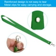 thumbnail image 3 of Uxcell 16.93" Neck Lanyards, 20 Pack 0.79" Width Flat Strap Lanyard with Swivel Hook Clip, Green, 3 of 6