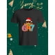 thumbnail image 1 of Fashion Creative Number 67 Print Short Sleeve T-Shirt Personalized Leisure Versatile Top This T-shirt features a unique design with the number 67 printed in a creative way. The green number 6 and pur, 1 of 6