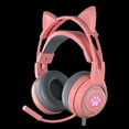 thumbnail image 4 of YongCo Cat-ear Gaming Headset Noise Isolating Over Ear Headphone with Mic G25 Headset, 4 of 19