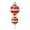 Red/Gold/Green, variant on Red and White Jumbo Shatterproof Finial Christmas Ornament, 23", by Holiday Time