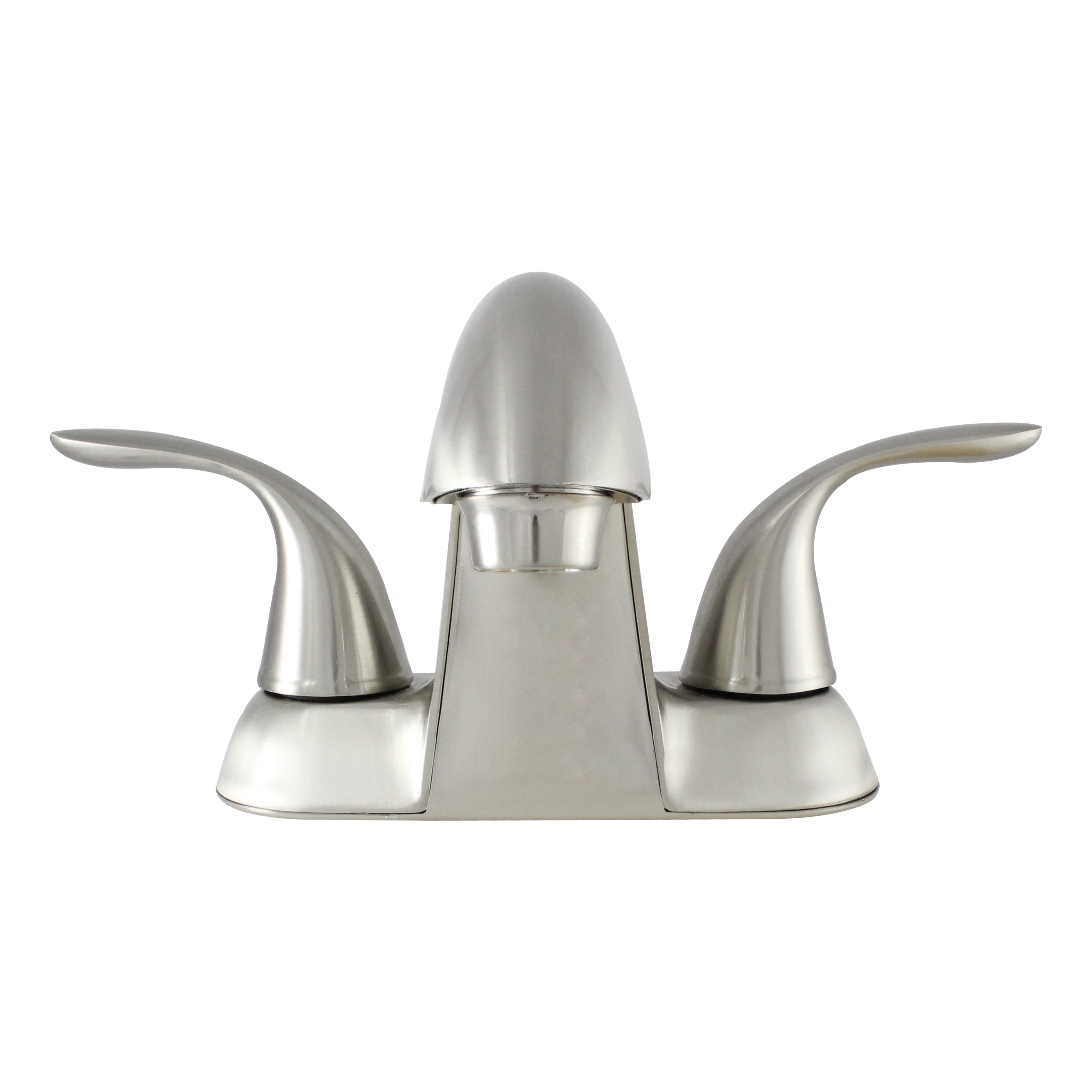 10249163 - Hybrid Metal Double Handle Lavatory Bathroom Faucet with Pop Up (Brushed Nickel)