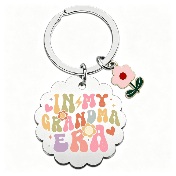 DESIGNICE New Grandma Mom Gifts First Time Grandma Mom Gift for Best Grandmas Mom Keychain Heartwarming New Grandma Gifts First Time Birthday Mother'S Day Thanksgiving