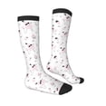 thumbnail image 3 of Fotbe Cute Poodle Dog print Women's Men's Novelty Crew Socks Cotton Socks Knee High Socks for Walking,Running,Nurses,Pregnancy, 3 of 8