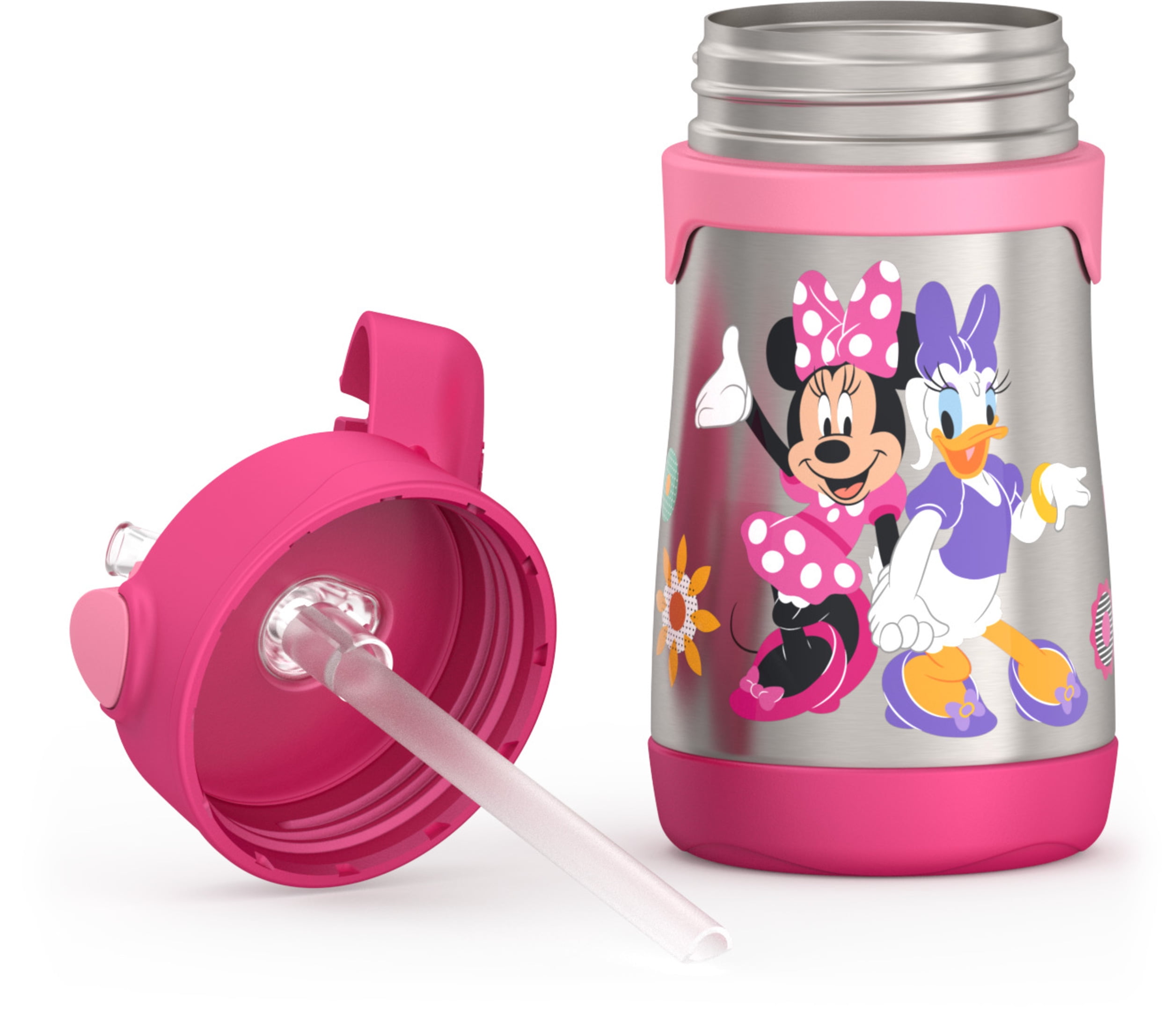 Thermos 10 oz. Vacuum Insulated Stainless Steel Straw Bottle - Minnie Mouse