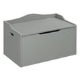 thumbnail image 3 of Badger Basket Child's Wooden 25 gal Bench Top Toy Box, Gray, 3 of 8