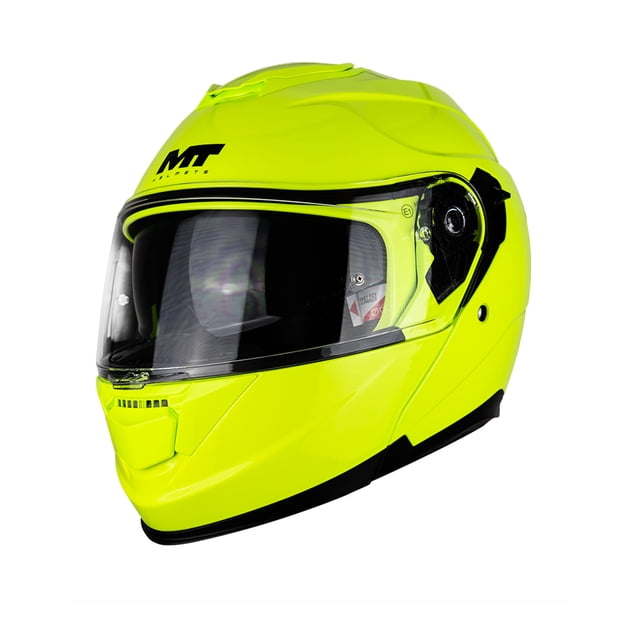 Casco De Moto Mt Helmets Exodus Sv Pure A3 Brillo