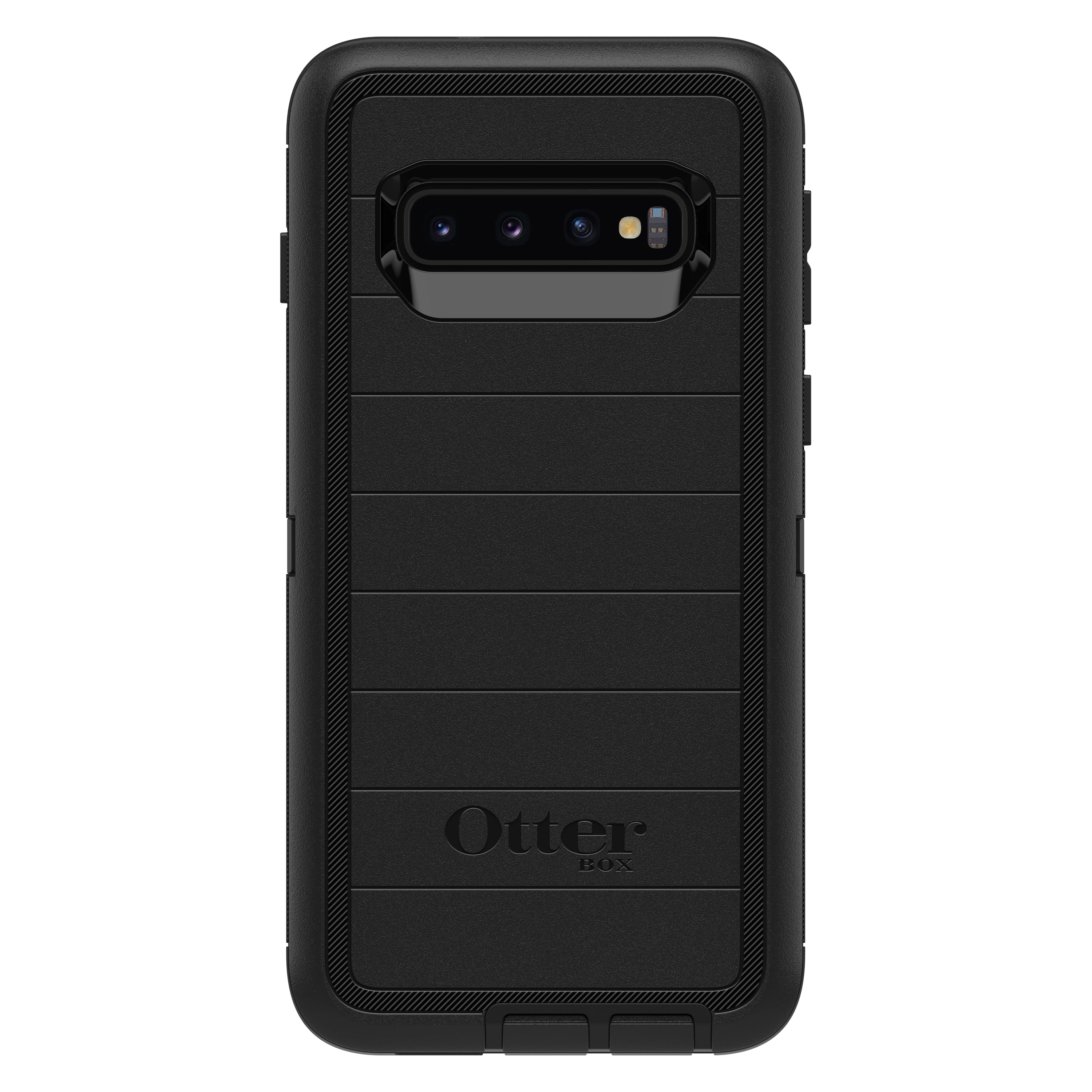 BLACK OtterBox DEFENDER SERIES SCREENLESS EDITION Case for Galaxy S10 