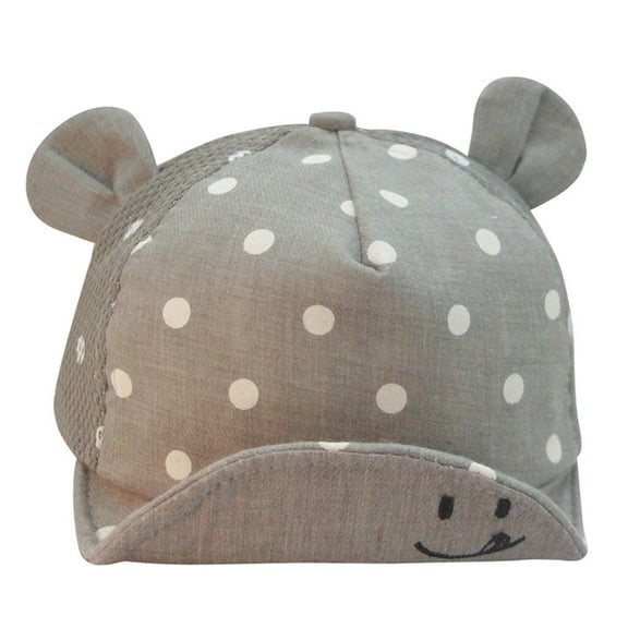 Uccdo Newborn Baby Girls Boys Mesh Baseball Caps Summer Hats Kids Cute Dotted Sun Hat, 6-24M