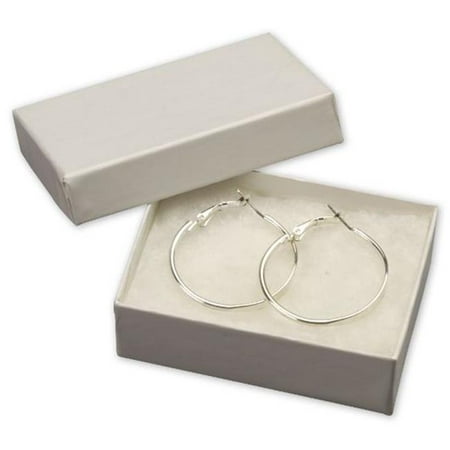 Bags & Bows by Deluxe 52-030201-9 White Krome Jewelry Boxes - Case of 100