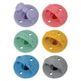 thumbnail image 4 of Chupetes Nuby Lazo Morado y Flores Rosas Silicona 3D con Mango Suave y Agujeros de Aire para Bebé, 4 of 15