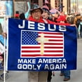 thumbnail image 2 of Bayyon Jesus Make America Godly Again Grommet Flag Banner with Grommets 3x5Feet Man cave Decor, 2 of 6