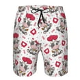 thumbnail image 3 of Goofa Caring Cow Printed Mens Swim Trunks Summer Quick Dry Short Beach Swimwear Bathing Suits-XX-Large, 3 of 9