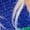Blue, variant on Womens 2025 Long Sleeve Fall Cropped Cardigan Sweaters Color Block Open Front Casual Loose Knit Outwear Rose Red L