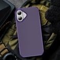 thumbnail image 3 of Allytechgroup Slim Carbon Fiber Texture Phone Case for Apple iPhone 16 Plus, Shockproof Soft TPU Bumper, Raised Edge Camera and Screen Protection, Lightweight Anti-Slip Cover, Purple, 3 of 9