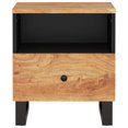 thumbnail image 2 of vidaXL Bedside Cabinet Solid Wood Acacia&Engineered Wood, 2 of 5