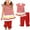 #Z Red, variant on Rvkxad 12 Months Baby Girl Clothes Toddler Kids Girls Cute Striped Ruffle T-Shirt Tops Shorts Pants Baby Girl Outfits 2Pcs Summer Clothes Set