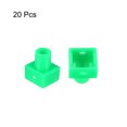 thumbnail image 2 of 20 Pcs Cubierta Protectora de Interruptor Táctil de Plástico Verde para Interruptor Táctil de 6x6, 2 of 3