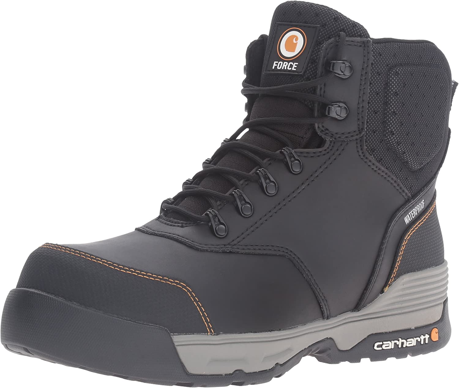 lightweight black work boots