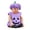 czb# Purple-d333, variant on CUZIBR Baby Girls 2 Piece Halloween Pumpkin Costume Sleeveless Fuzzy Funny Face Print Embroidery Romper Matching Pumpkin Hat Newborn Infant Cosplay Outfit,Red-f,3-6 Months