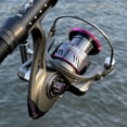 thumbnail image 6 of 2000-6000 Series,5.2:1 Gear Ratio,26LB Max Drag,Shallow Spool,Spinning Fishing Reel,For Freshwater Saltwater, 6 of 15