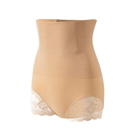 Vblhal Shapewear Tummy Control Underwear Mid High Waisted Lace Underpants Seamless Butt Lifting Panties Soft Comfort Panty Deals