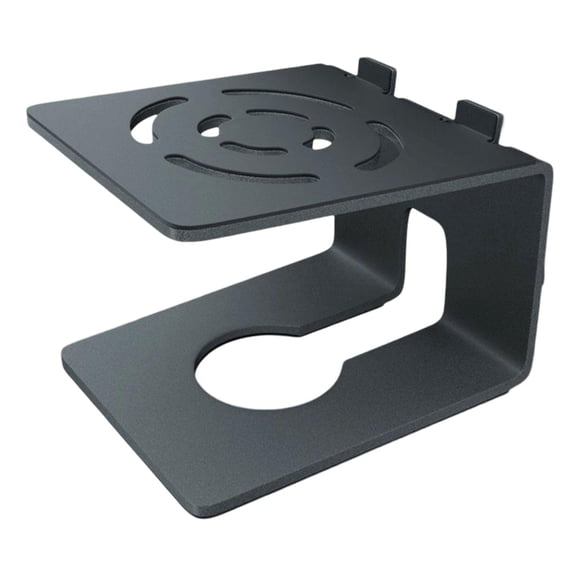 yotijay Desktop Speaker Stand Non Skid Heavy Duty Hollow Design Studio Monitor Stand 16x14x13cm