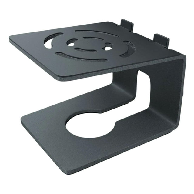 Soporte para altavoz de escritorio, soporte para altavoz de estudio musical, amplificador de altavoz de metal resistente 16x14x13cm