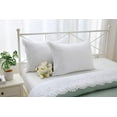 thumbnail image 2 of White Lace Pillow Shams with 3D Flowers Retro Noble Luxury Elegant Look Pillowcases 100% Cotton Standard Size 2-Pack, 2 of 9