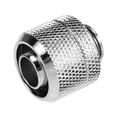 thumbnail image 2 of Dracaena 6 pack G1/4" thread to 3/8" ID, 1/2" OD Compression Fitting for Soft Tubing, Soft Tube Connectors for Computer Water Cooling System, Silver, 2 of 10