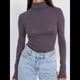 thumbnail image 4 of Camisetas de Larga para Mujer, Ropa Interior Térmica Básica de Otoño, Ropa de Invierno Oscuro XL, 4 of 10