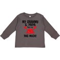 thumbnail image 3 of Inktastic Grammy and Papa Love Me Boys or Girls Long Sleeve Toddler T-Shirt, 3 of 5