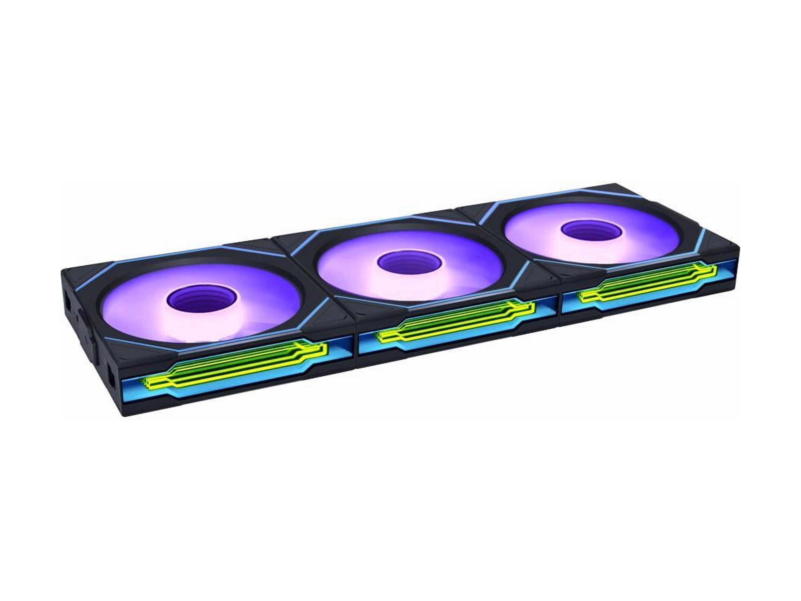 Lian Li UNI Fan SL120 V2 RGB Black 3x 12cm PC Cooling System with