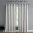 thumbnail image 3 of French Connection Misty Light Filtering Back Tab Window Curtain 2-Panel Sets, 3 of 7