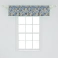 thumbnail image 2 of Ambesonne Moroccan Window Valance, Portuguese Traditional, 54" X 12", Blue White Pale Brown, 2 of 3