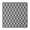 Black White Geometric, variant on Black White Geometric Checkered Pattern Square Fitted Tablecloth with Elastic Edge,Square Table Cover,Washable Elastic Table Cover for Home Kitchen Party Decor 34"x34"