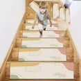thumbnail image 6 of Kraoden Self-Adhesive Non-Slip Stair Carpet Mat, Polyester Stair Tread Cover for Hard Wood Steps, Washable, Odorless, Noise Reducing, Safe for Kids and Pets, Easy to Install, 6 of 6
