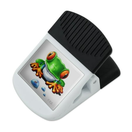 

Rainforest Red Eyed Tree Frog and Ant Refrigerator Fridge Magnet Magnetic Hanging Hook Note Snack Clip