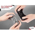 thumbnail image 2 of snakebyte nsw multi: playcon - 2 pc set (black and grey) wireless bluetooth controller gamepad joypad joy-con multiplayer compatible with nintendo switch and nintendo switch lite - nintendo switch, 2 of 3