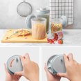 thumbnail image 1 of Grain Dispenser Container Snap-button Sealed Tank Kitchen Food Storage Tank Stackable Clear Plastic Box Kitchen Cereal Can, 1L, 1 of 6