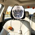 thumbnail image 7 of Homellea Husky Dog Car Headrest Covers, 9.84 Inch Double-Sided Printed Stretch Fabric Seat Head Rest Protectors for Cars, Trucks, SUVs, Interior Decor and Auto Accessories Set, 7 of 7